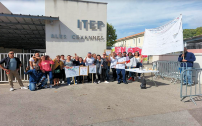 Les oubliés de Ségur : Le personnel de l’Institut thérapeutique éducatif et pédagogique d’Alès Cévennes a débrayé cette semaine et a fait un piquet de grève
